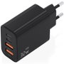 Aisens Cargador GaN 32W con 2xUSB-C y 2xUSB-A Negro